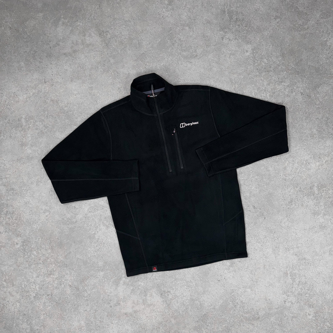 Berghaus Glacier 1/4 Zip Fleece – Pitch Black