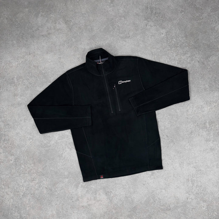 Berghaus Glacier 1/4 Zip Fleece – Pitch Black