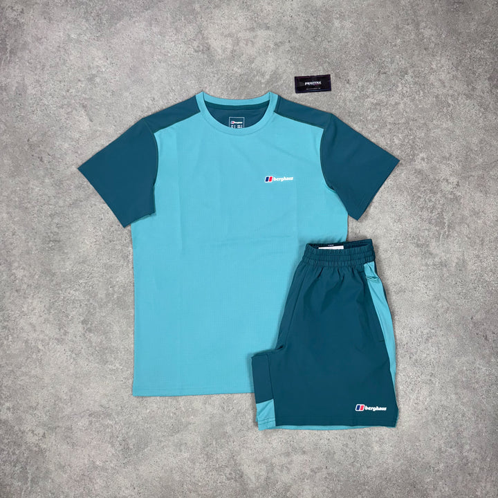 Berghaus Tidal Short Set – Aqua x Deep Teal