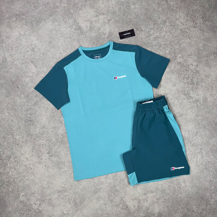 Berghaus Tidal Short Set – Aqua x Deep Teal