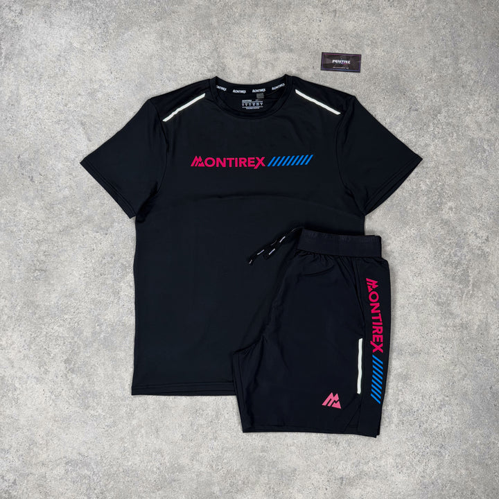 Montirex Strike Short Set – Black x Neon