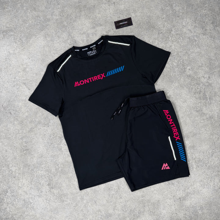 Montirex Strike Short Set – Black x Neon