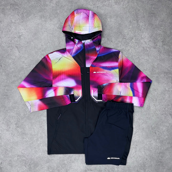 Monterrain Heat Short Set (Black/Pink)