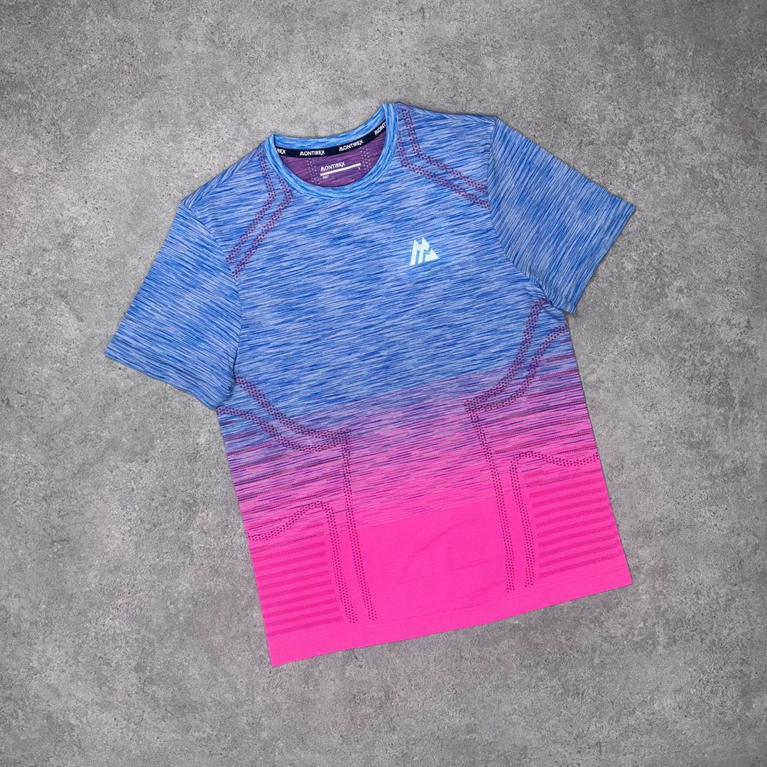 Montirex Seamless T-Shirt (Blue/Pink)