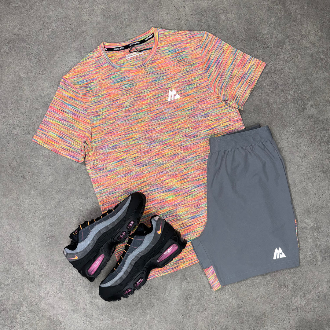 Montirex Trail Short Set (Grey/Orange)