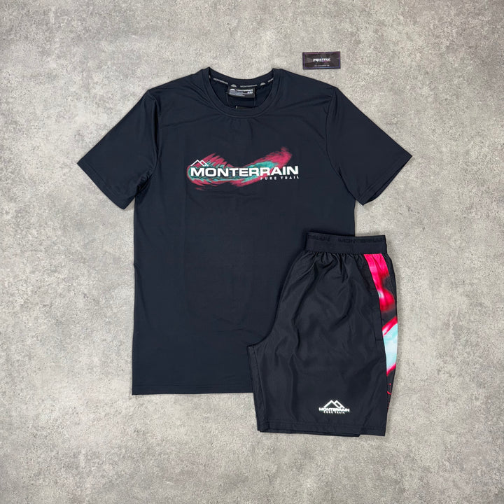 Monterrain Pace Short Set – Black