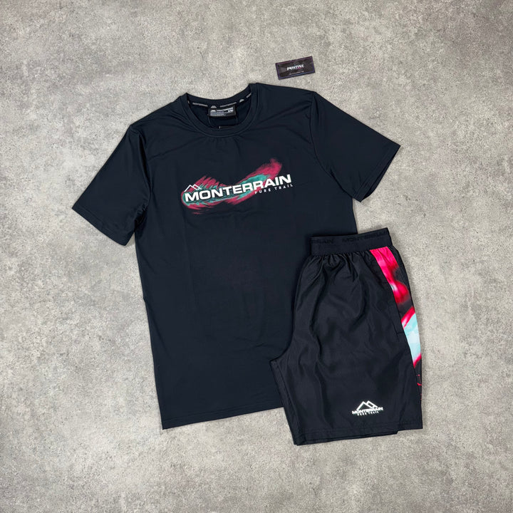 Monterrain Pace Short Set – Black
