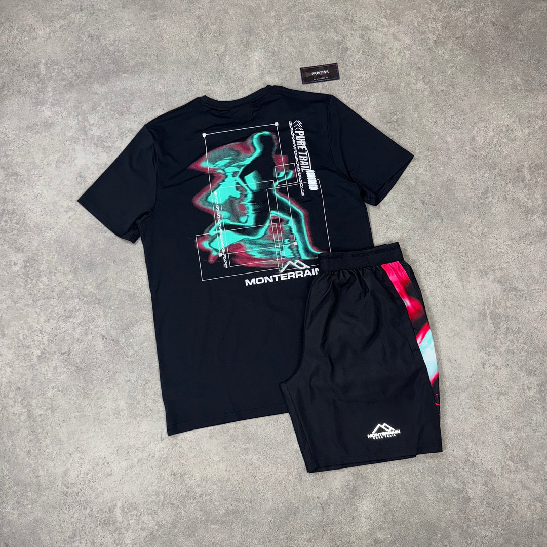 Monterrain Pace Short Set – Black