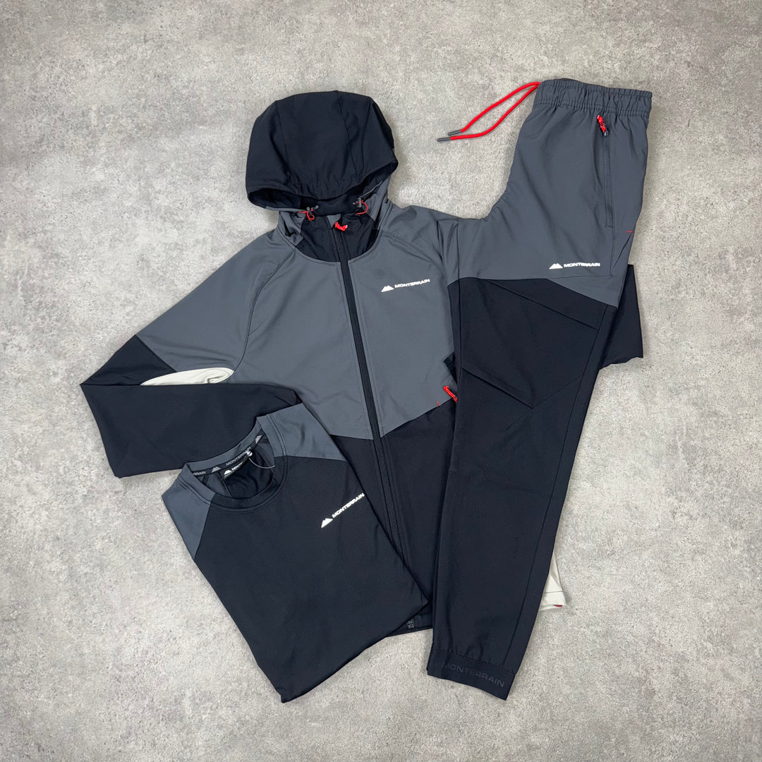 Monterrain Vault Tri Set – Graphite x Black