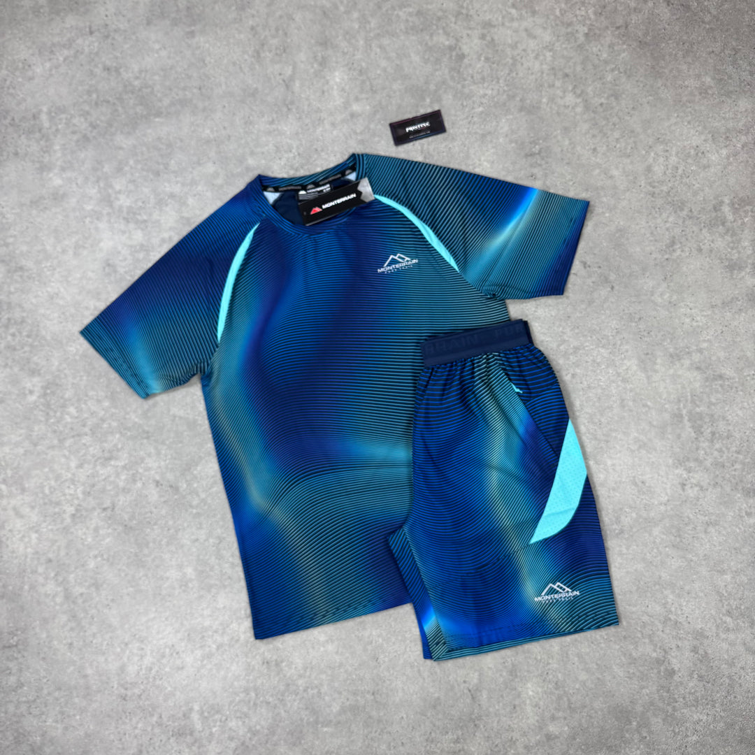 Monterrain Wave Short Set – Ocean x Aqua