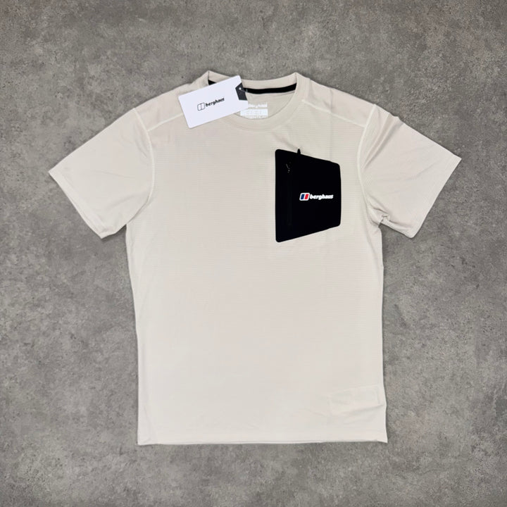 Berghaus Utility Panel Tee (Cream/Black)