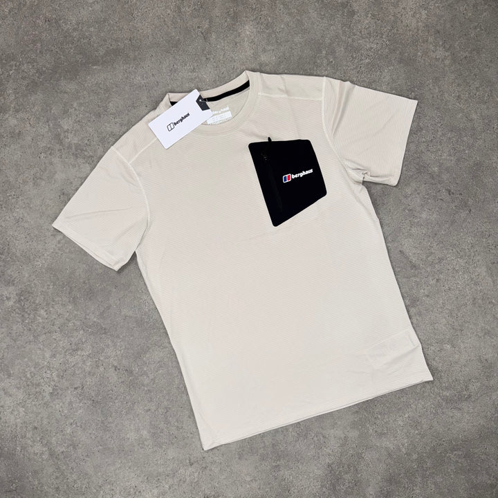Berghaus Utility Panel Tee (Cream/Black)