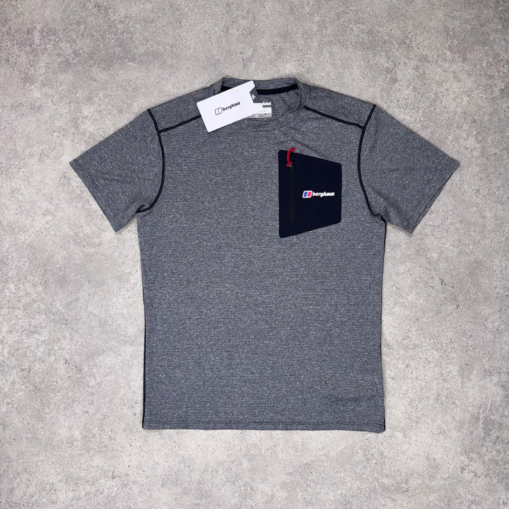 Berghaus Utility Panel Tech Tee (Grey/Black)