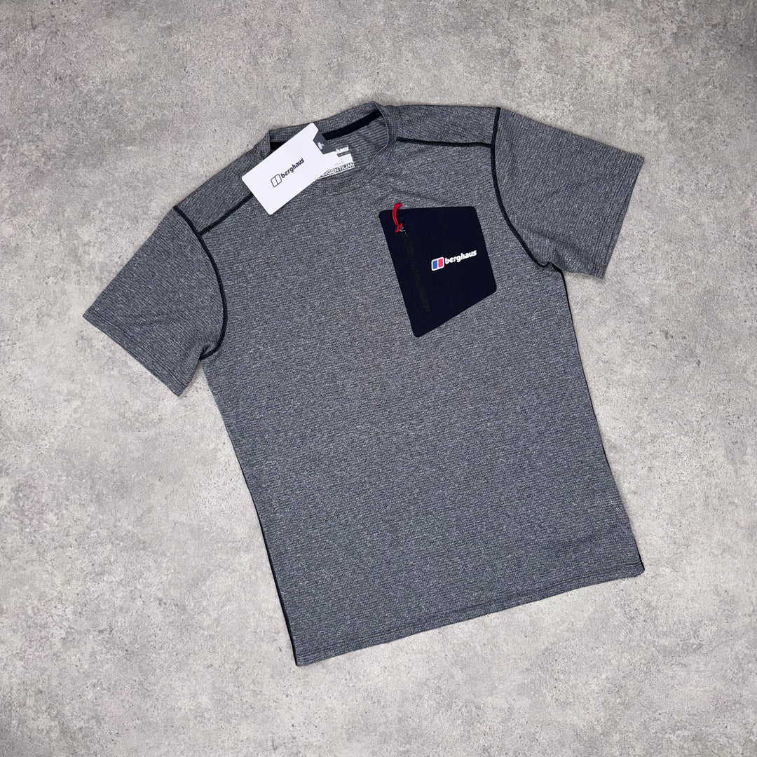 Berghaus Utility Panel Tech Tee (Grey/Black)