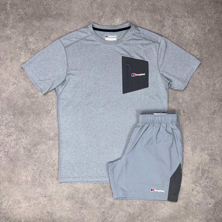 Berghaus Utility Set – Soft Grey & Two-Tone Shorts
