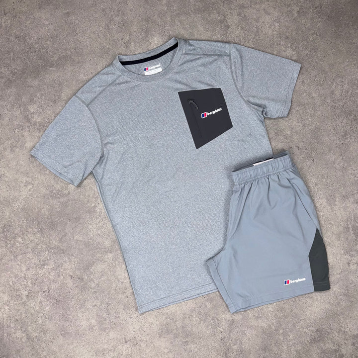 Berghaus Utility Set – Soft Grey & Two-Tone Shorts