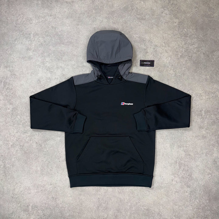 Berghaus Crest Hoodie – Obsidian x Graphite