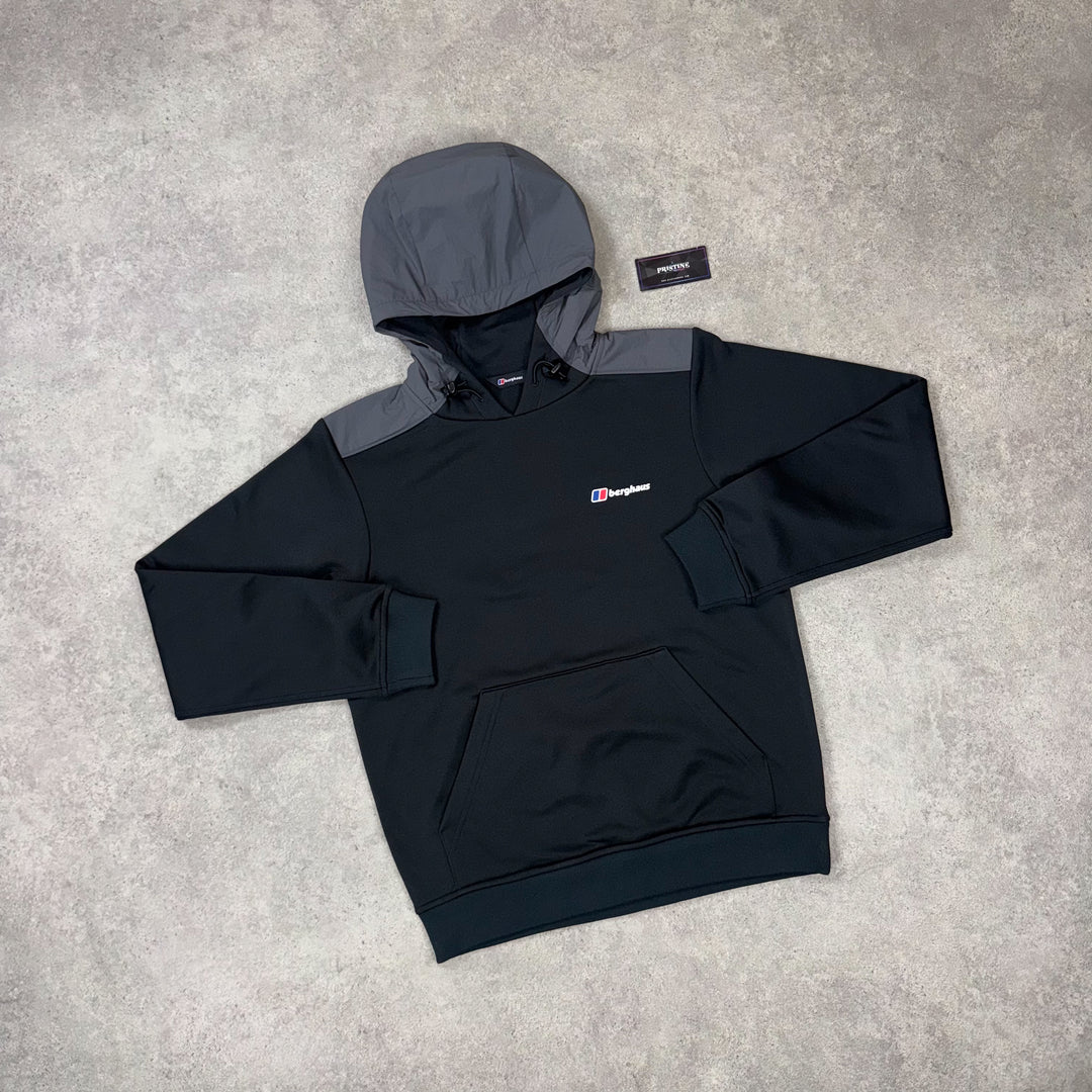 Berghaus Crest Hoodie – Obsidian x Graphite