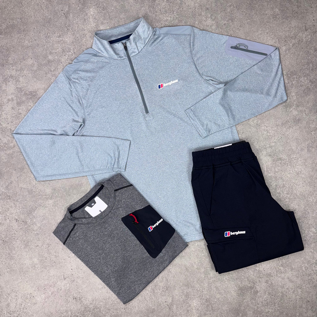 Berghaus Mono Pop Tri Set – Glacier x Charcoal x Black