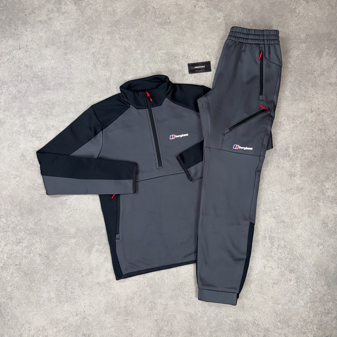 Berghaus Gridlock 1/4 Zip Twin Set – Graphite x Obsidian