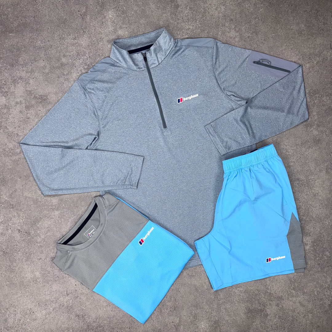 Berghaus Grey x Sky Tri Set – Charcoal x Sky Blue x Glacier
