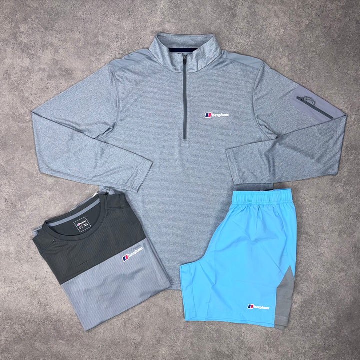 Berghaus Glacier Sky Tri Set – Glacier x Charcoal x Sky Blue
