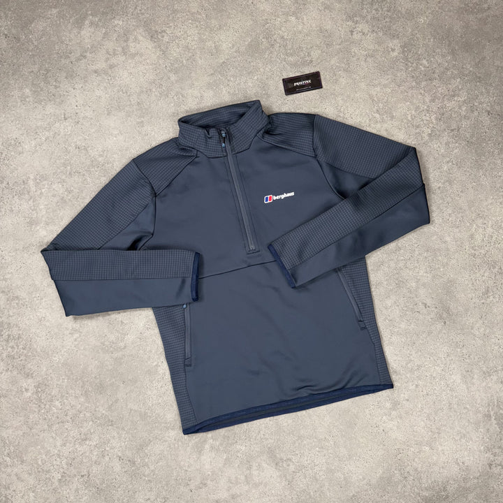 Berghaus Gridlock 1/4 Zip – Navy Blue