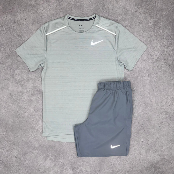 Nike Miler Set (Pale Green/Grey)