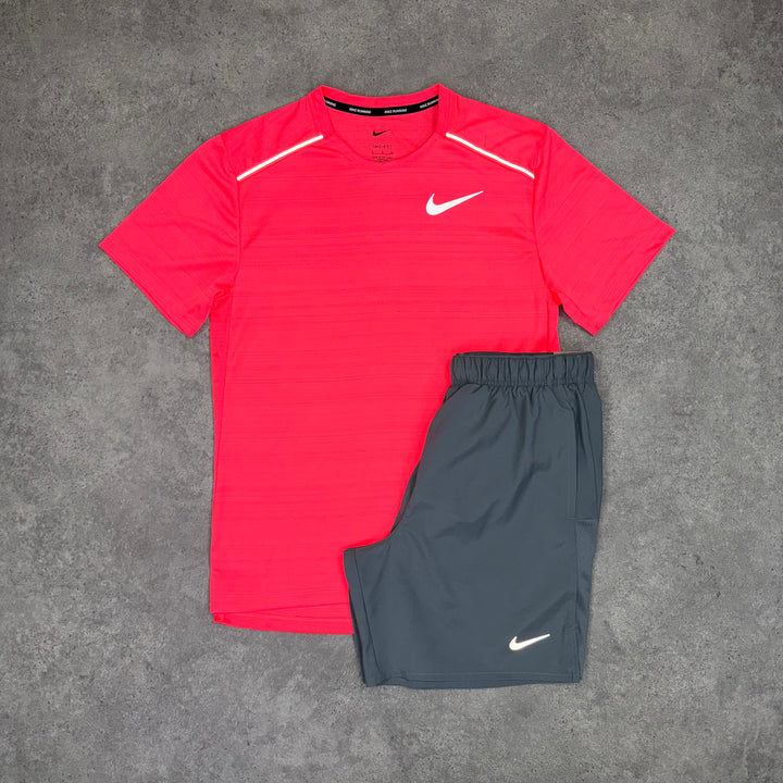 Nike Miler Set (Pink/Grey)