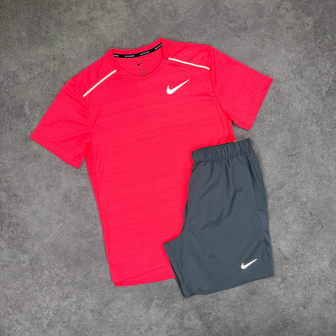 Nike Miler Set (Pink/Grey)