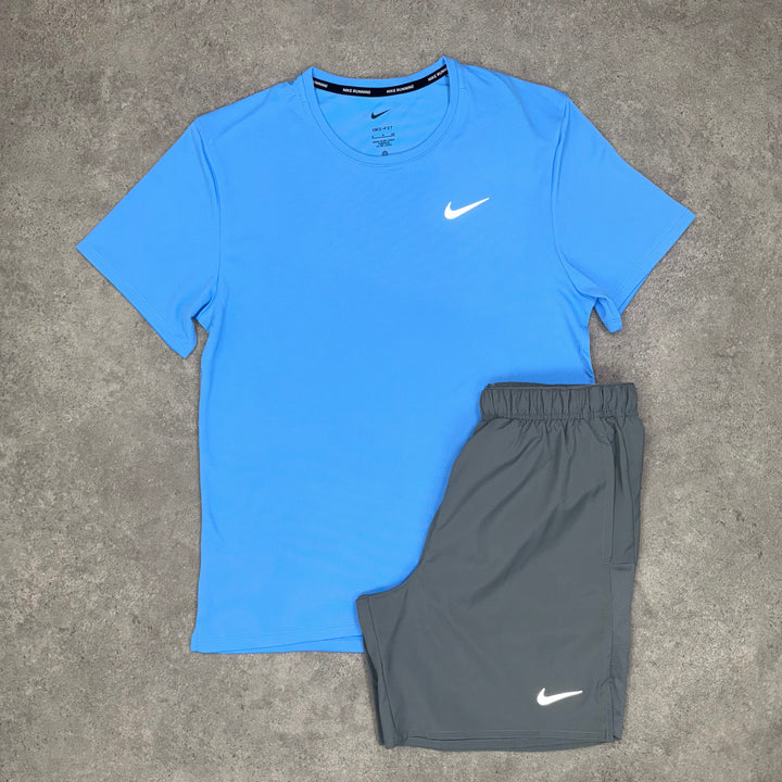 Nike Miler Set (Baby Blue/Grey)