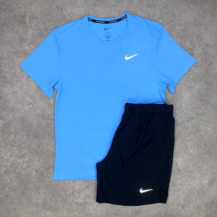 Nike Miler Set (Baby Blue/Black)