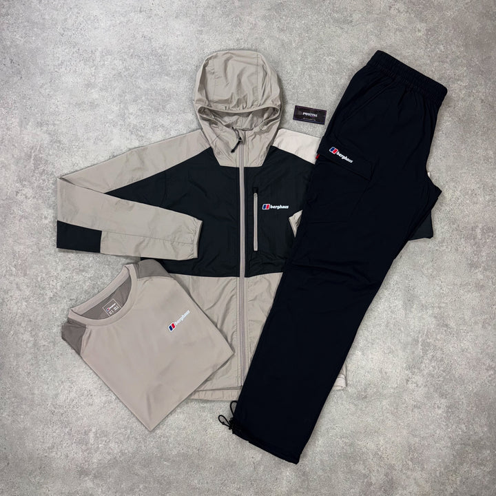 Berghaus Ridgeway Tri Set – Taupe Brown x Obsidian