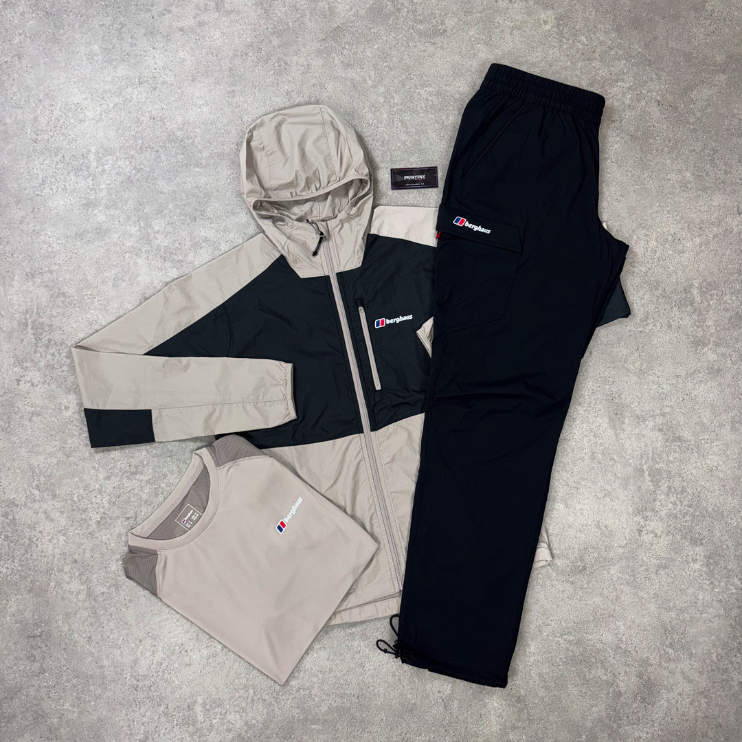 Berghaus Ridgeway Tri Set – Taupe Brown x Obsidian
