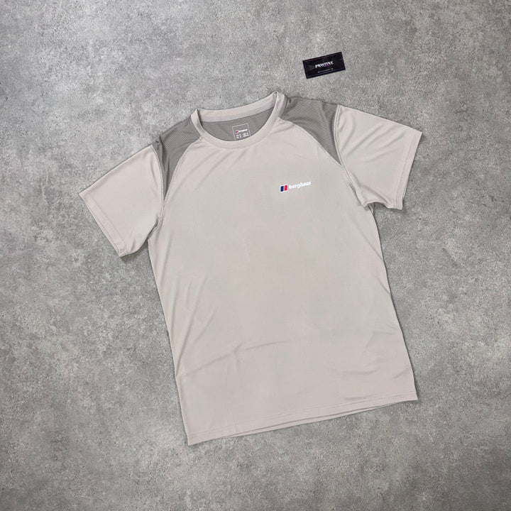 Berghaus Ridgeway Tee – Taupe Brown x Stone