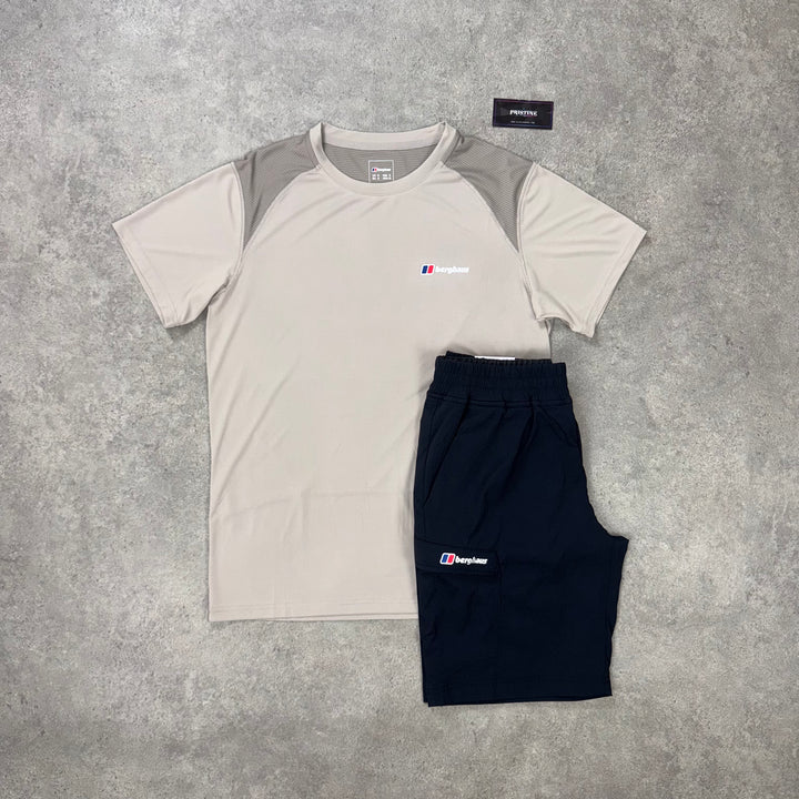 Berghaus Ridgeway Short Set – Taupe Brown x Obsidian