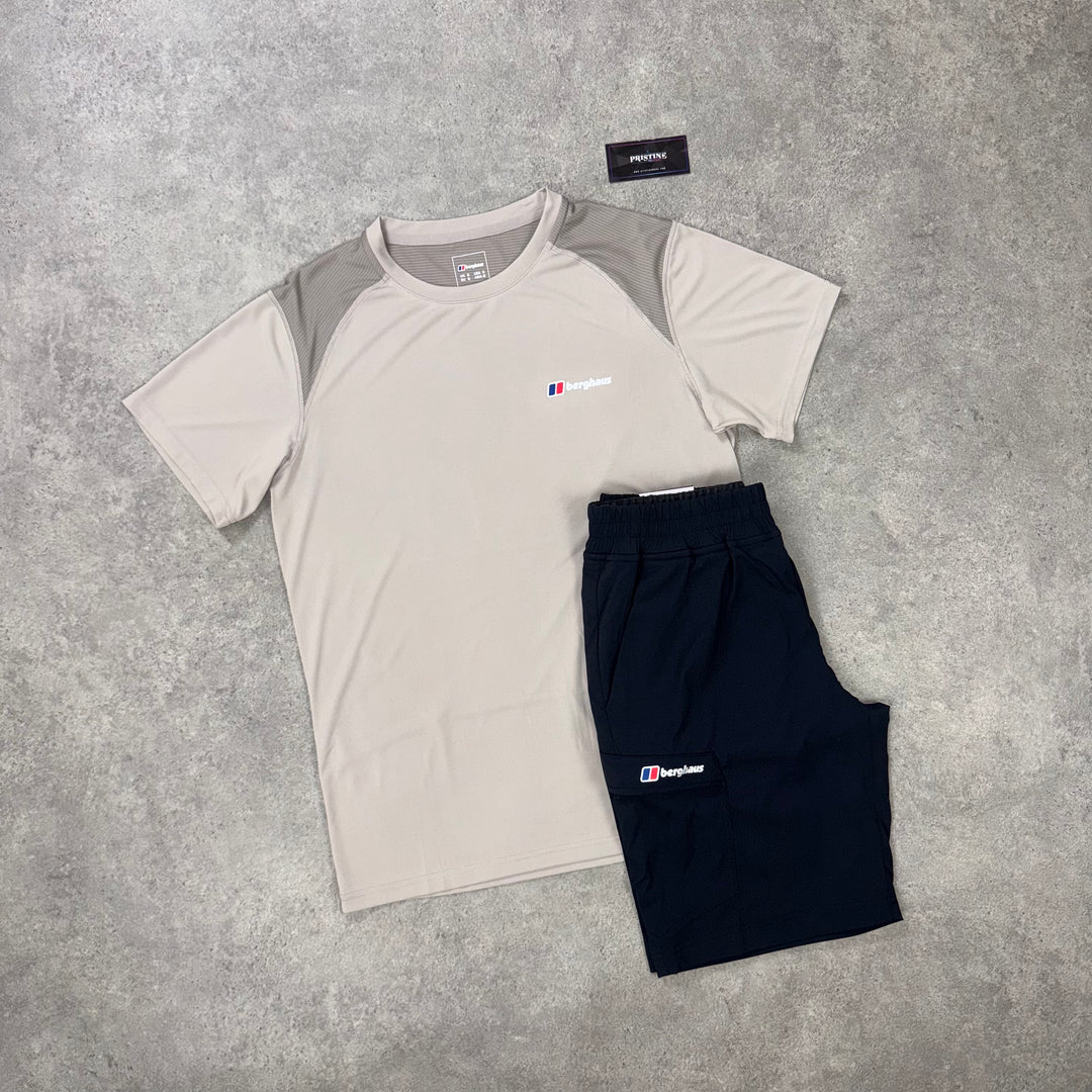 Berghaus Ridgeway Short Set – Taupe Brown x Obsidian