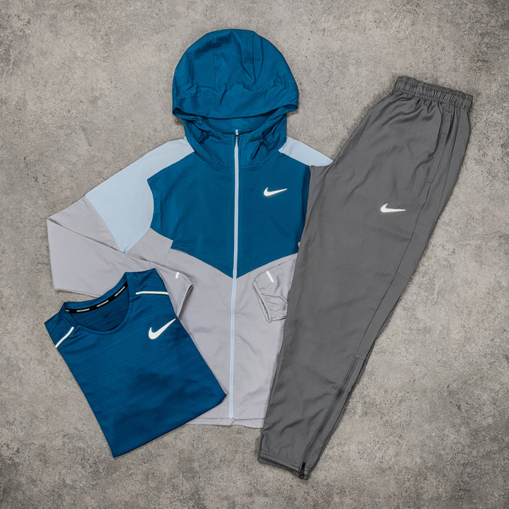 Nike Windrunner Triple Set – Abyss x Sky Blue x Ash Grey