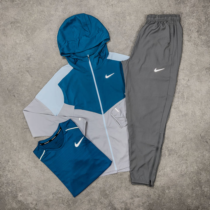 Nike Windrunner Triple Set – Abyss x Sky Blue x Ash Grey