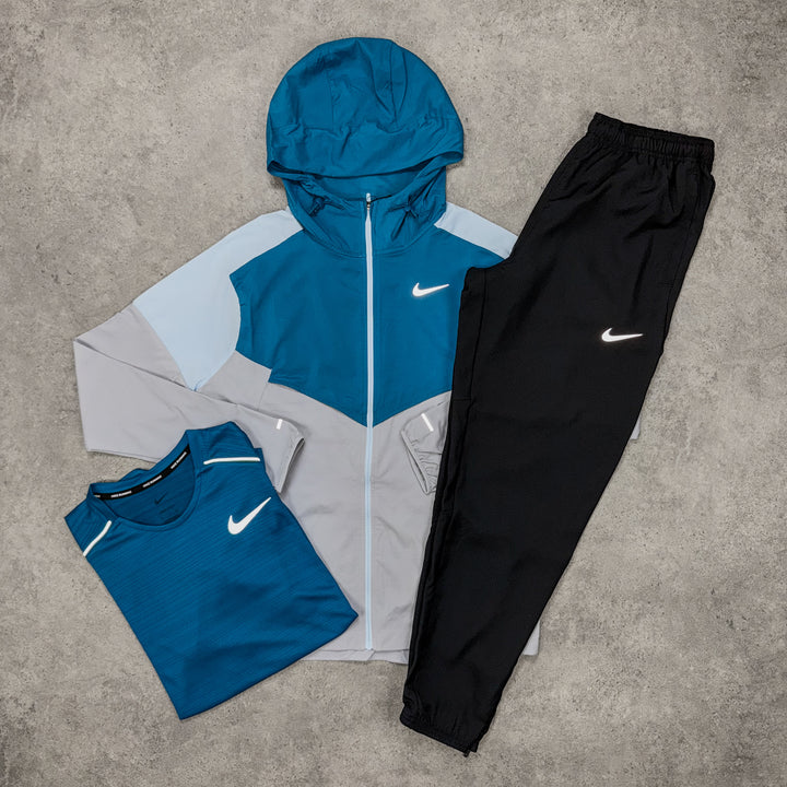 Nike Windrunner Triple Set – Abyss x Sky Blue x Jet Black