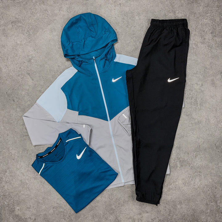 Nike Windrunner Triple Set – Abyss x Sky Blue x Jet Black