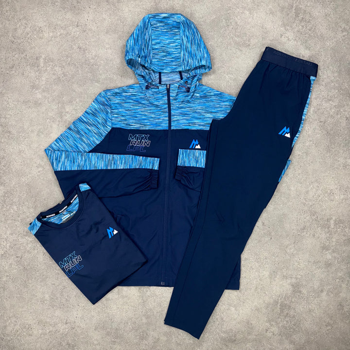 Montirex Run Tri-Pants Set (Black/Blue)