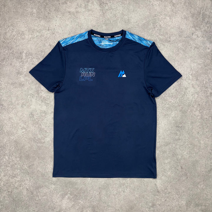 Montirex Run T-Shirt (Black/Blue)