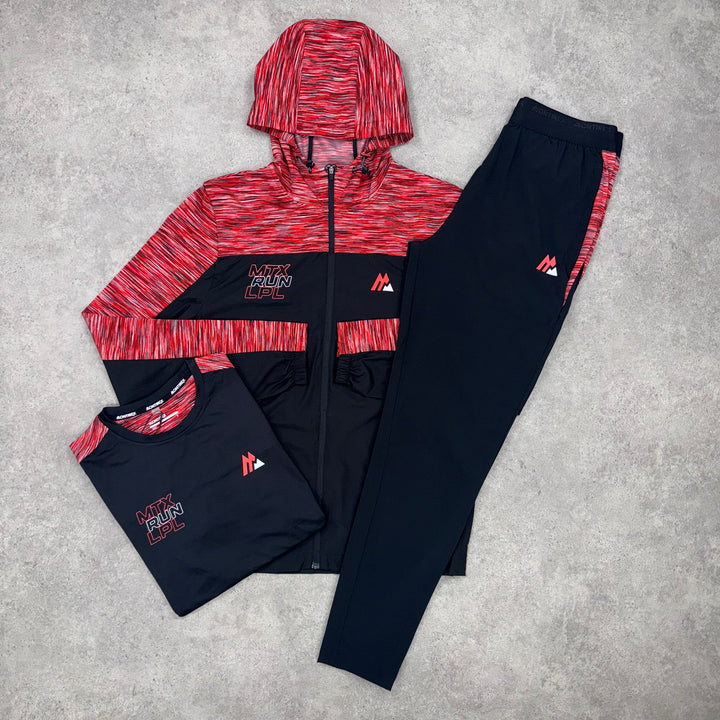 Montirex Run Tri-Pants Set (Black/Red)