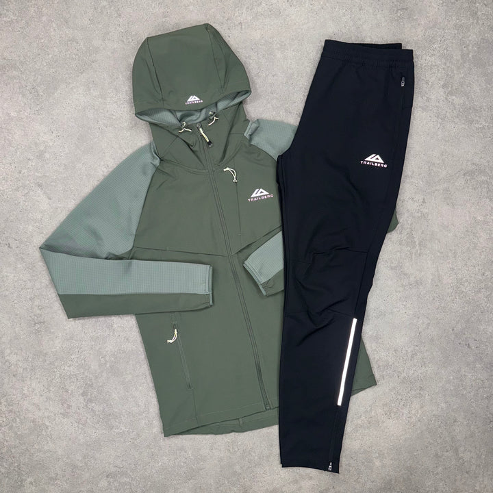 Trailberg Rapid Dash Tracksuit (Green/Black)