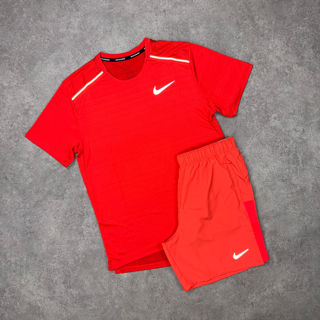 Nike Miler Set – Signal Red x Bright Crimson