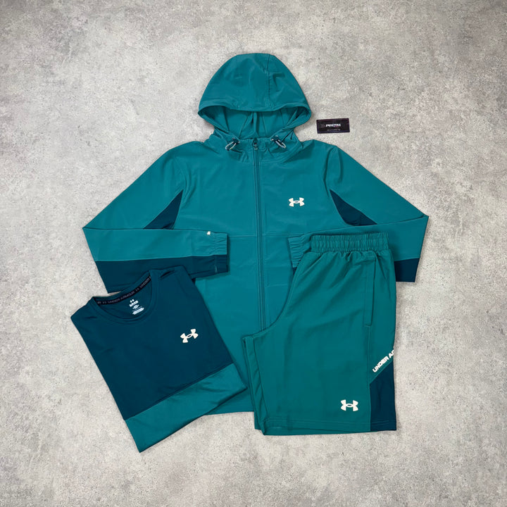 Under Armour Pulse Tri Short Set – Forest Green