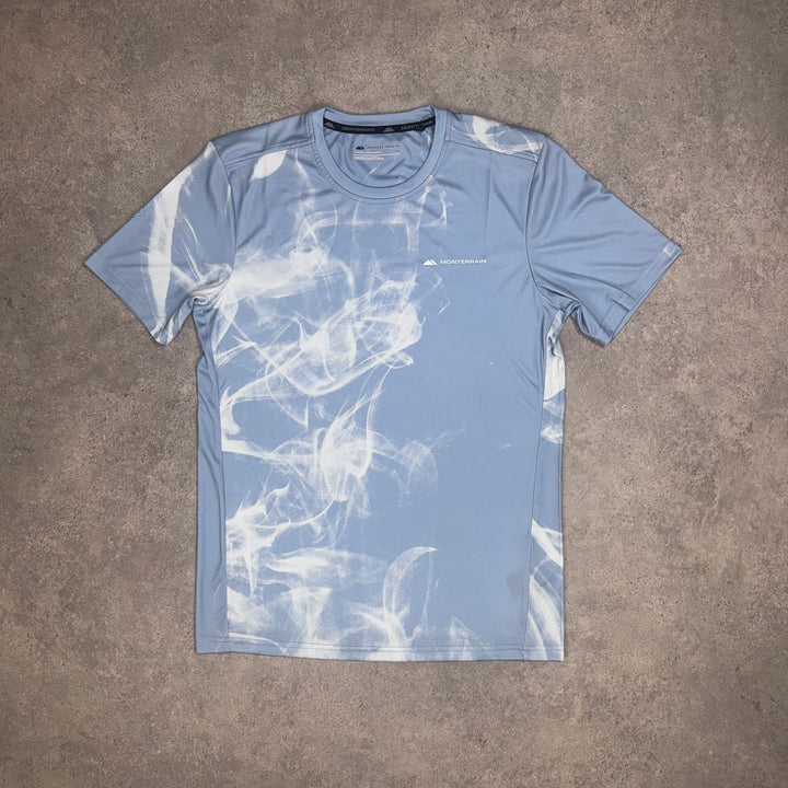 Monterrain Transcend Marble T-Shirt (Ice-Blue)