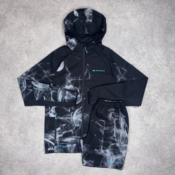 Monterrain Transcend Short Set (Black/Teal)