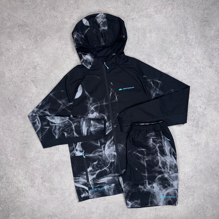 Monterrain Transcend Short Set (Black/Teal)